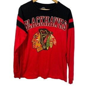 NHL Chicago Blackhawaks Men's Long Sleeve Shirt - Size Small